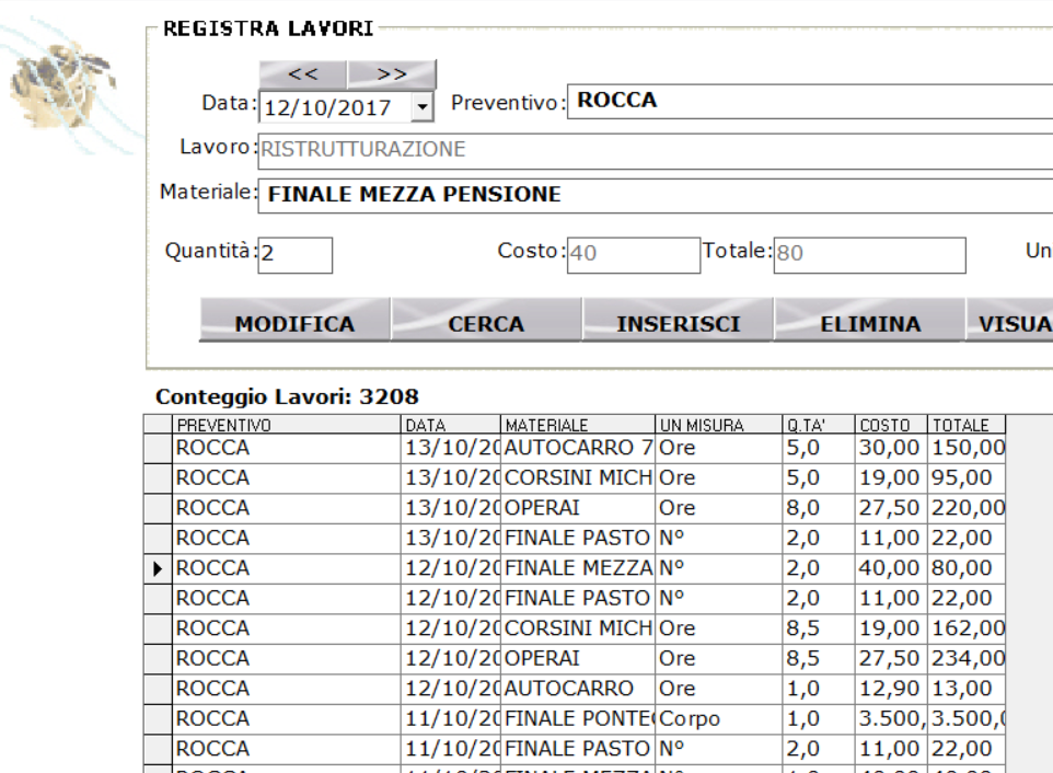 Screenshot Data Edil