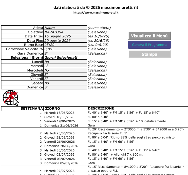 Screenshot Running File Excel