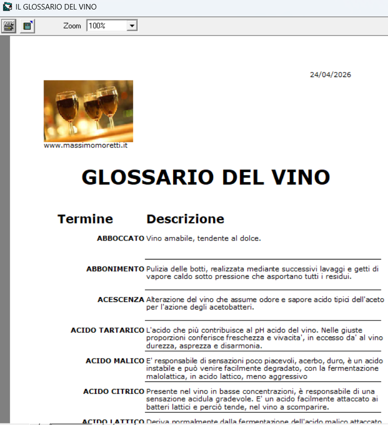Screenshot Il Ricettario