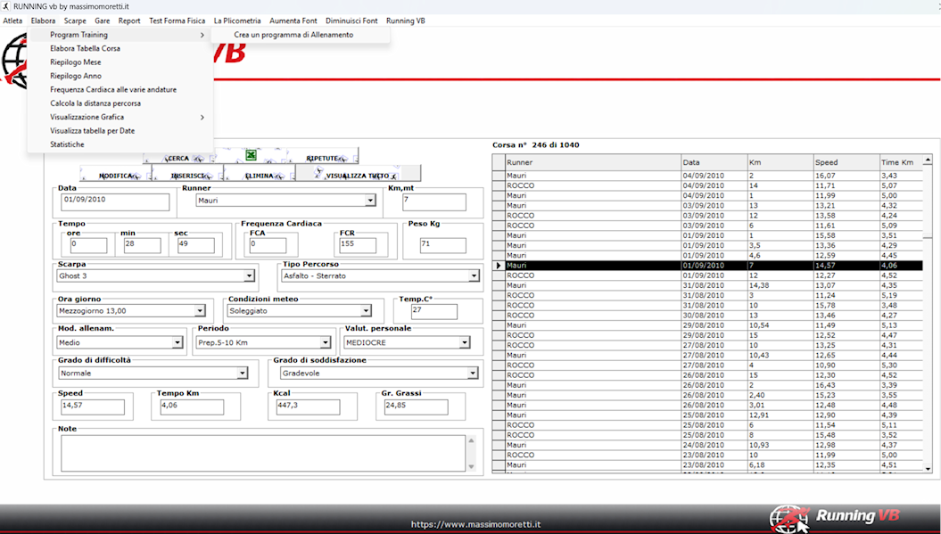 Screenshot Running VB