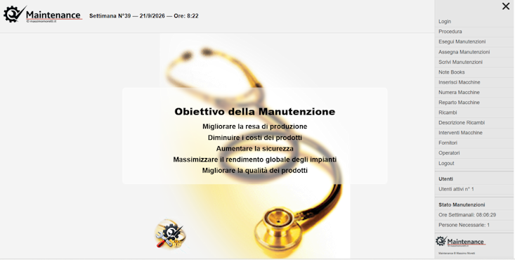 MaintenanceWeb - gestionale web per la manutenzione industriale